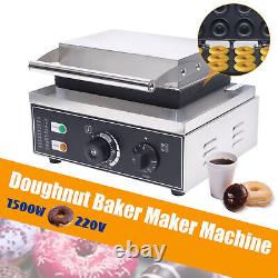 110V 12-Hole Donut Maker Machine Electric Nonstick Doughnut Making Machine 1550W