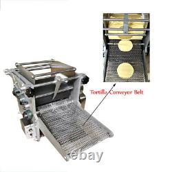 110V Commercial Corn Tortilla Making Machine Tacos Maker Automatic Chapatti