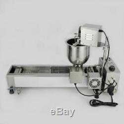 110V Commercial Donut Making Machine Wide oil Tank Automatic Donut Maker 3 Sizes