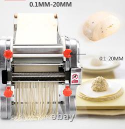 110V Electric Pasta Press Maker Commercial Noodle Dumpling Skin Making Machine
