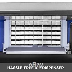155Lbs Commercial Ice Maker Ice Cube Making Machine 70Kg LCD Control Panel 511