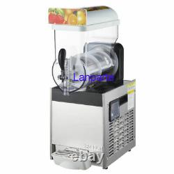 15L 1-Tank Commercial Frozen Drink Slush Making Machine Smoothie Ice Maker 450W