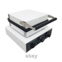 1750W Commercial Square Waffle Maker Ice Cream Waffle Cone Making Machine 110V