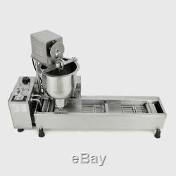 220V 3 Sets Mold Commercial Automatic Donut Maker Making Machine, Wide Oil Tank
