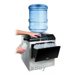 220V Electric Automatic Countertop Bullet Ice Maker Ice Making Machine HZB25