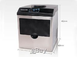 220V Electric Automatic Countertop Bullet Ice Maker Ice Making Machine HZB25