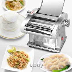220V Electric Wonton Dumpling Skin Maker Noodle Machine Press Dough Make Noodles
