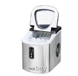 220V Stainless Steel Portable Commercial Ice Cube Maker Ice Making Machine