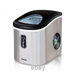 220V Stainless Steel Portable Commercial Ice Cube Maker Ice Making Machine