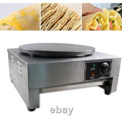 3000W Commercial Electric Crepe Maker Machine Pancake Kitchen Crepe Making New