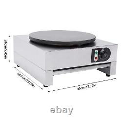 3000W Electric Crepe Maker Pancake Making Machine Hotplate Non-Stick? 400 mm New