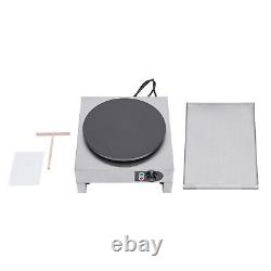 3000W Electric Crepe Maker Pancake Making Machine Hotplate Non-Stick? 400 mm New