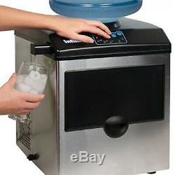 33 Lbs/Day Portable Table Top Ice Maker Making Machine for 5 Gallon Water Bottle