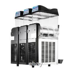 36L Commercial Frozen Drink Slush Slushy Making Machine Smoothie Ice Maker 3x12L