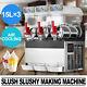 3x15l Commercial Frozen Drink Slush Slushy Making Machine Smoothie Ice Maker
