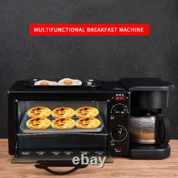 3 In 1 Breakfast Making Machine Multi Drip Coffee Maker Household Bread Pizza