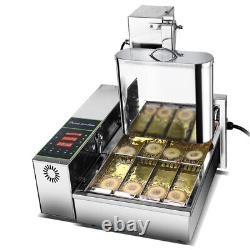 4 Row Commercial Automatic Donut Making Machine Doughnut Maker Donut Fryer 2000W