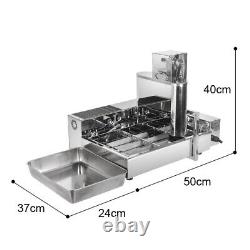 4 Row Commercial Automatic Donut Making Machine Doughnut Maker Donut Fryer 2000W