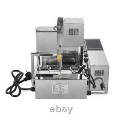 4 Row Commercial Automatic Donut Making Machine Doughnut Maker Donut Fryer 2000W