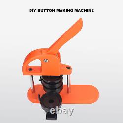 58mm Manual Button Maker DIY Button Press Machine Kit Set With 100PCS Pin
