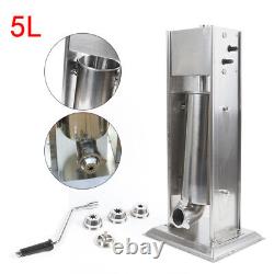 5L Manual Kitchen Churros Maker Spanish Donut Churros Making Machine With Nozzles