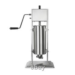 5L Manual Vertical Churros Maker Stainless Steel Donut Making Machine 3nozzles