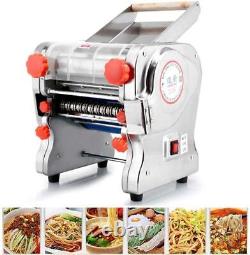 750W 110V Stainless Steel Electric Noodle Making Machine Dough Cutting Machine