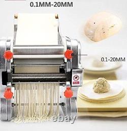 750W 110V Stainless Steel Electric Noodle Making Machine Dough Cutting Machine