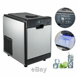78LBS Ice Maker Ice Making Machine With Cool Water Dispenser 2 Filters Stain Steel