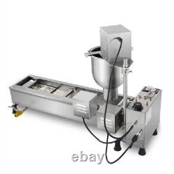 7L Hopper Electric Frying Donuts Maker with 3 Size Mould Doughnut Making Machine