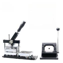 8053mm Magnet Making Machine Square Button Maker + Paper Cutter+100pcs Material