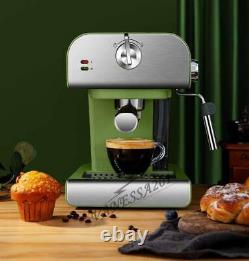 850W Household Espresso Machine Latte Cappuccino Coffee Maker Steam Function