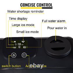 Auto Clear Ice Cube Machine Ice Maker Portable Countertop R134a LED Indicator