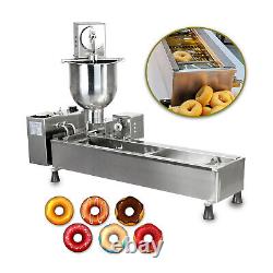 Automatic Donut Making Machine Doughnut Maker Frying Machine With 3 Sets Mold