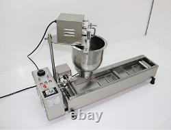 Automatic Stainless Steel Mini Donut Maker Donut Making Machine & 3 Moulds 220V