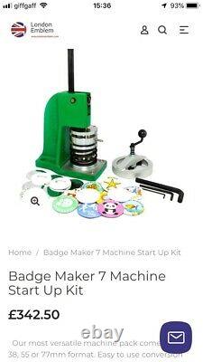 BadgeWorx London Emblem Badge Maker Making Machine Craft / School Club Business