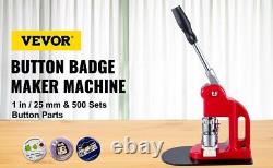 Badge Maker Machine DIY Button Making Tool with Circle Manufacture Button Parts