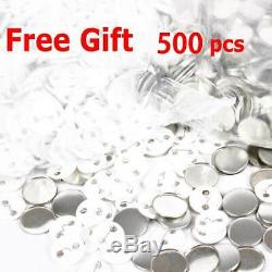Button Maker 1 25MM BADGE PUNCH PRESS With500PCS FREE BUTTONS MACHINE MAKING KIT