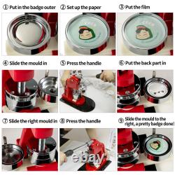 Button Maker Machine 1\ 1.25\ 2.28\ DIY Gifts Manual STRICTLY STANDARD