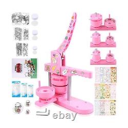 Button Maker Machine Kit Create Buttons with Multiple Sizes 1+1.25+2.25 inc