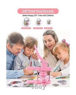 Button Maker Machine Kit Create Buttons with Multiple Sizes 1+1.25+2.25 inc