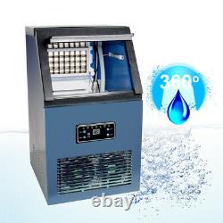 CA Commercial Ice Maker Machine 50KG Stainless Steel Restaurant Ice Cube Making