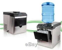 CE Commercial Ice Making Machine Ice Maker Cube Machine 25kg/Day Free Shipping