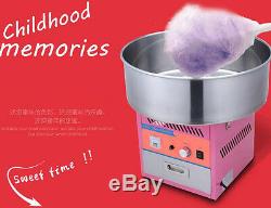 CE Electric Commercial Candy Floss Making Machine Cotton Sugar Maker 220V