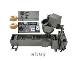 CE approved Commercial Automatic donut fryer/maker making machine, 3 Set Mold U