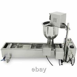 CE approved Commercial Automatic donut fryer/maker making machine, 3 Set Mold U