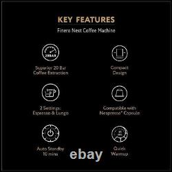 Coffeeza Finero Coffee Making Machine, Premium Espresso & Americano Maker