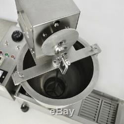 Commercial Automatic Donut Maker Making Machine, Wide Oil Tank, 3 Sets Mold
