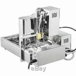 Commercial Automatic Donut Maker Making Machine Wide Oil Tank 4 Size Donut Molds