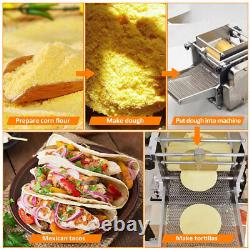 Commercial Corn Tortilla Making Machine Tacos Maker Automatic Chapatti Machine